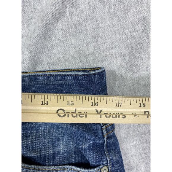 AG Adriano Goldschmied Jeans Men Tag 32 Actual 33x26.5 Blue Protege Straight USA - Picture 13 of 15
